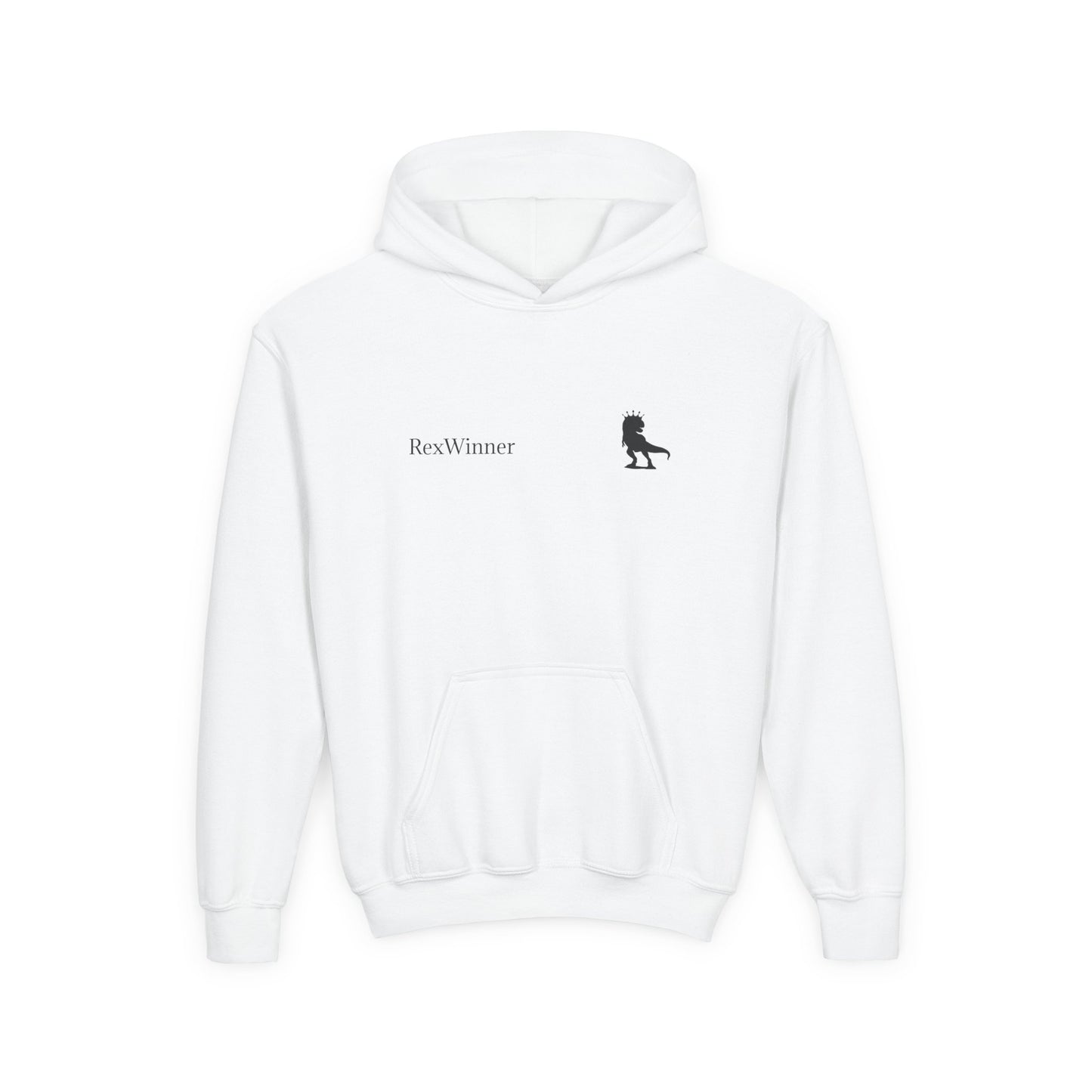 Youth Heavy Blend Hooded Sweatshirt - Fun Dinosaur Design